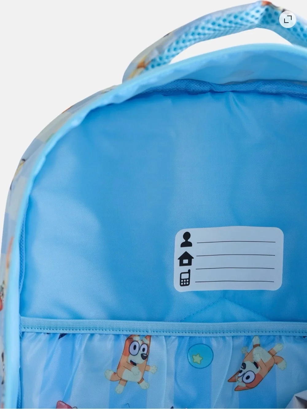 Bluey Unisex Striped Sister Dance Backpack Set with Lunch Bag and Headphones